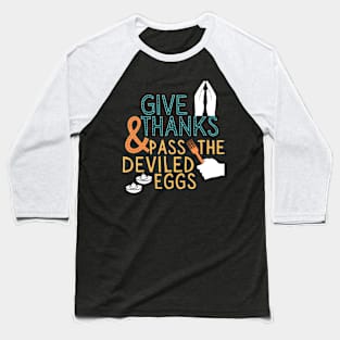 Thanksgiving Deviled Eggs Baseball T-Shirt